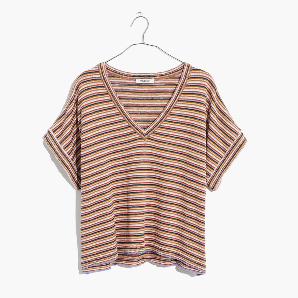 Madewell Striped Paulson Sweater Tee